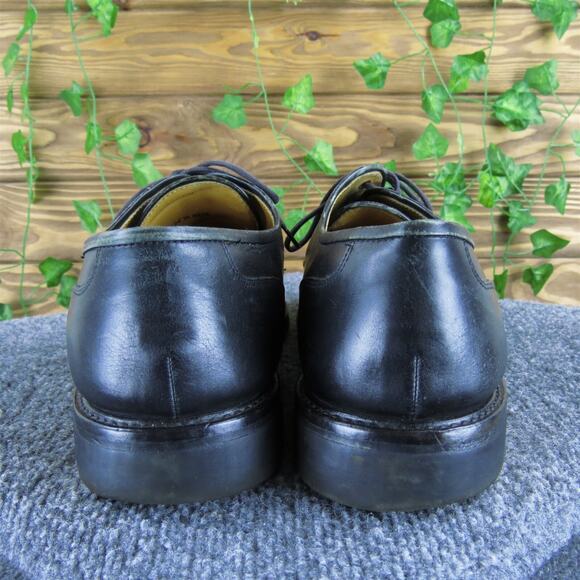 Cole Haan Men's Toe Cap Derby Oxfords Black Leather Size 12 Medium Used 2025 - Picture 5 of 9